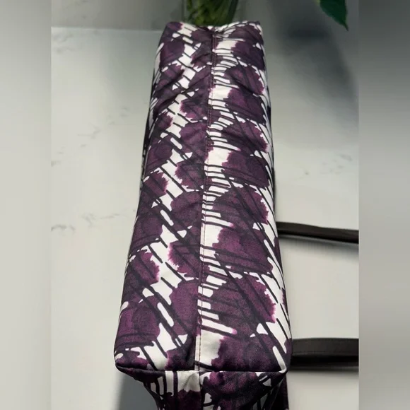 Henri Bendel  Izak Artistic Purple and Brown Tote Shoulder Bag + H.B. Dusty NWOT - Picture 12 of 13